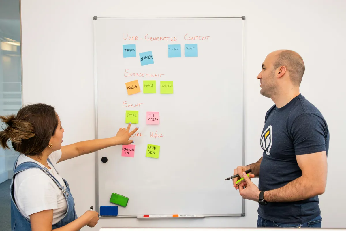 Workshop Whiteboard Skizzen